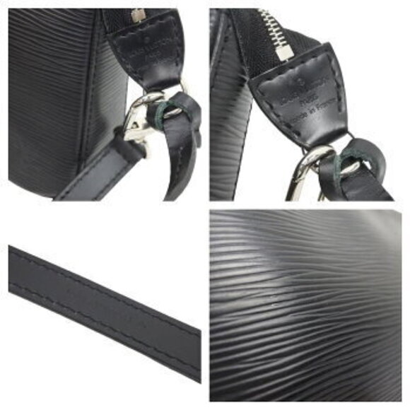 Louis Vuitton Pochette Accessoires Shoulder Bag Epi Leather Black - Picture 8 of 8